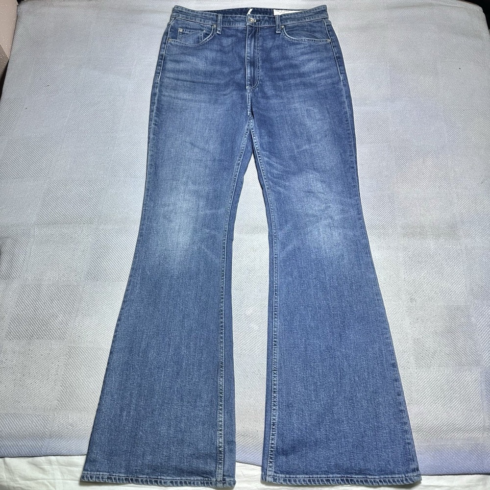 Rag & Bone Casey High Rise Flare Jeans‎ Womens 32 Corso Indigo Denim High Rise